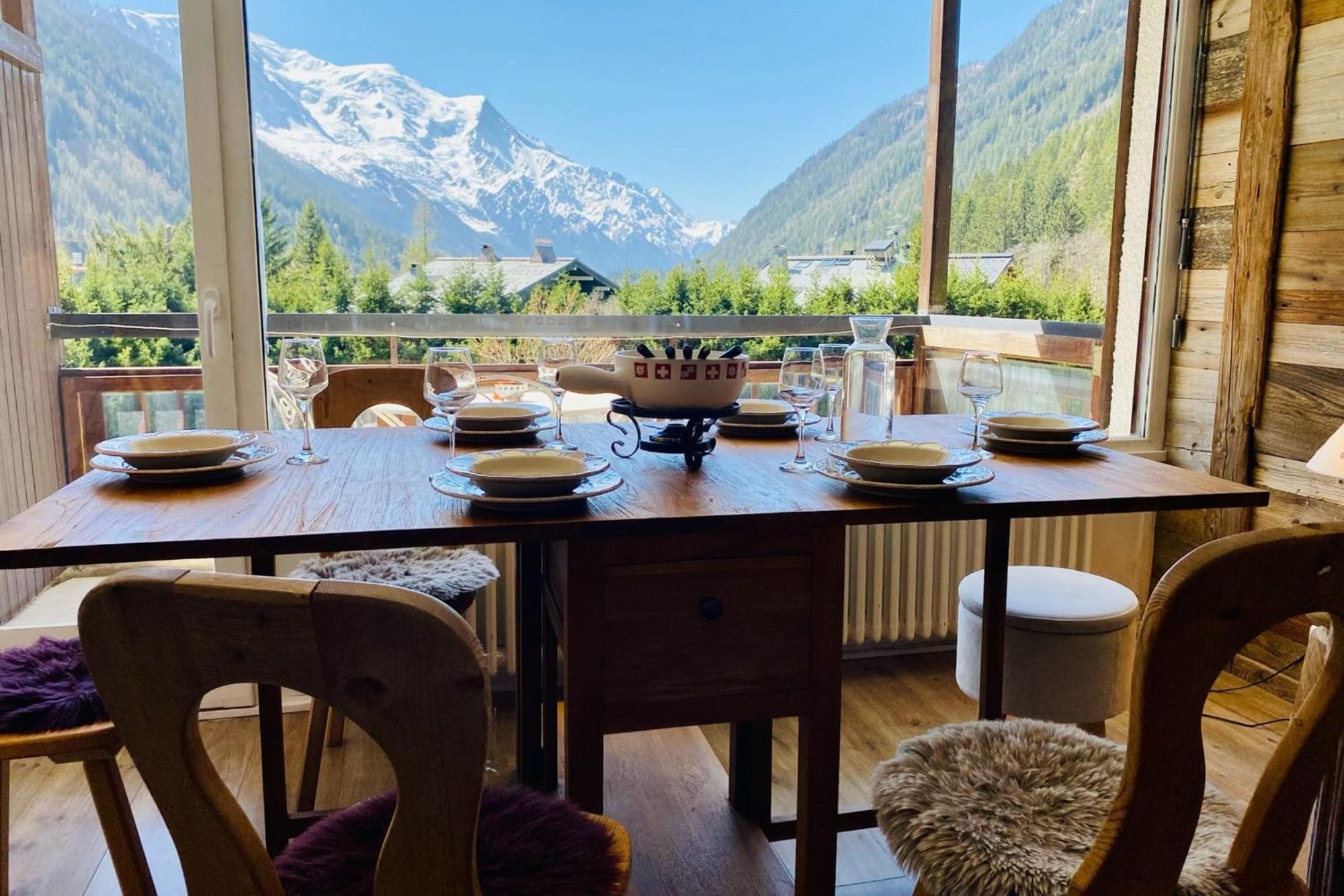 Charming Apt With Swimming Pool In Argentiere Chamonix Exterior photo